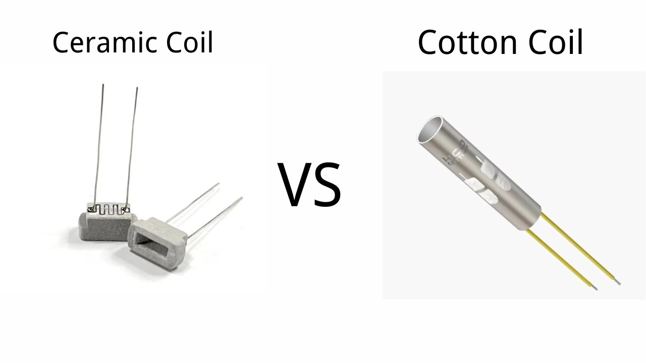 De keramische verwarmingsspiraal versus katoenspiraal